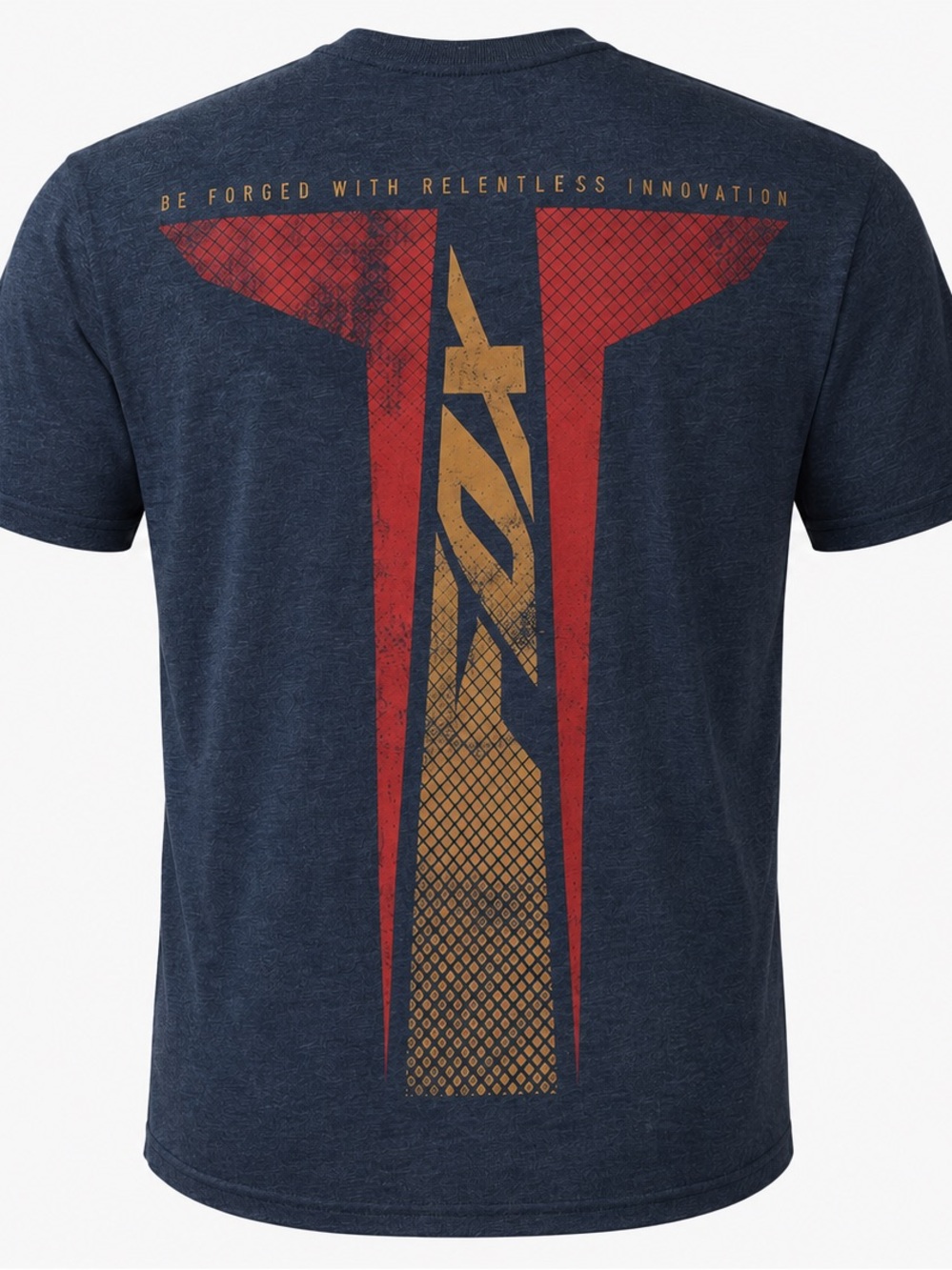 FOX Racing Graphic Tee Men’s Large Blue Red Moto Graphic T Shirt Motocross Shirt